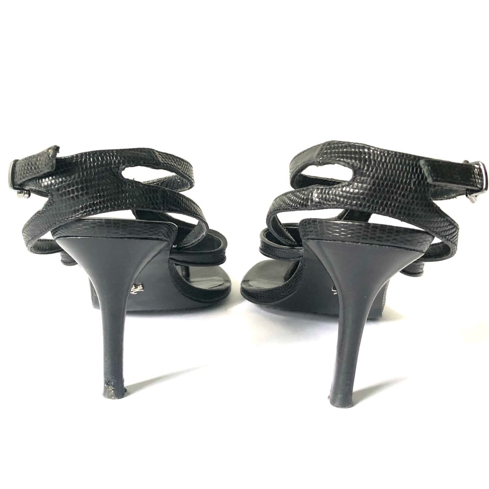 SOLD! Kenneth Cole Leather/Sequin Strappy Heels- 7M - Picture 3 of 7